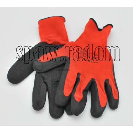 Rękawice robocze, dziane powlekane lateksem nr 7 (IM6288)