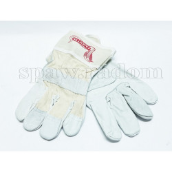 Rękawice robocze wzmacniane skóra bydlęcą lico CALCUTTA nr 10 (IM6398)