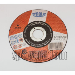 Tarcza do cięcia 125x1,0 inox TYROLIT (T0007)