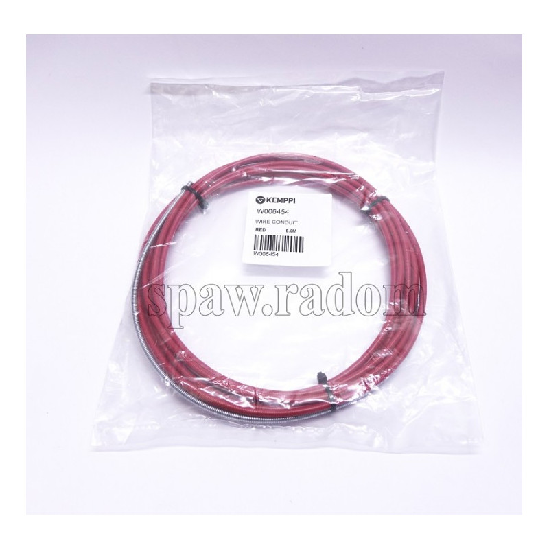 Prowadnik stalowy powlekany 5m czerwony (1,0-1,2) KEMPPI (KE5988)