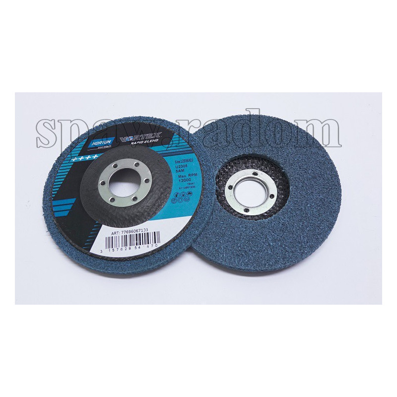 Krążek zdzierakowy RAPID VORTEX 5AM 125x6x22 (N0850)