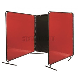 Kurtyna spawalnicza 1,74x2,34m Orange/Red WELDAS (W0326)