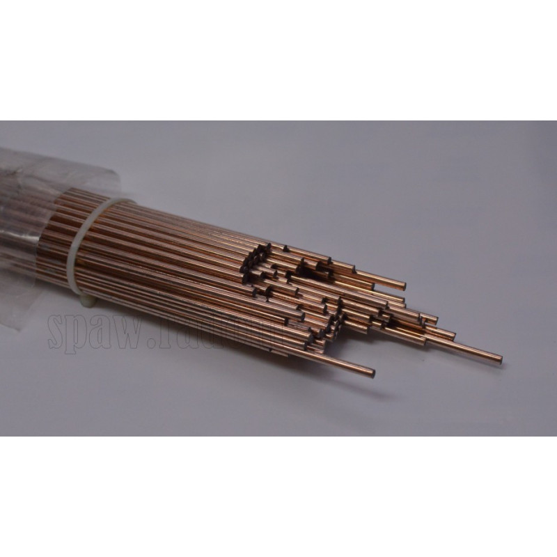 Drut spawalniczy miedziowany SpG1A w prętach fi 4,0 (cena za 1kg) (M0089)