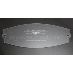 Zewnętrzna szybka ochronna SHERMAN V5 / SPARTUS 901X przezroczysta (TEC5411)