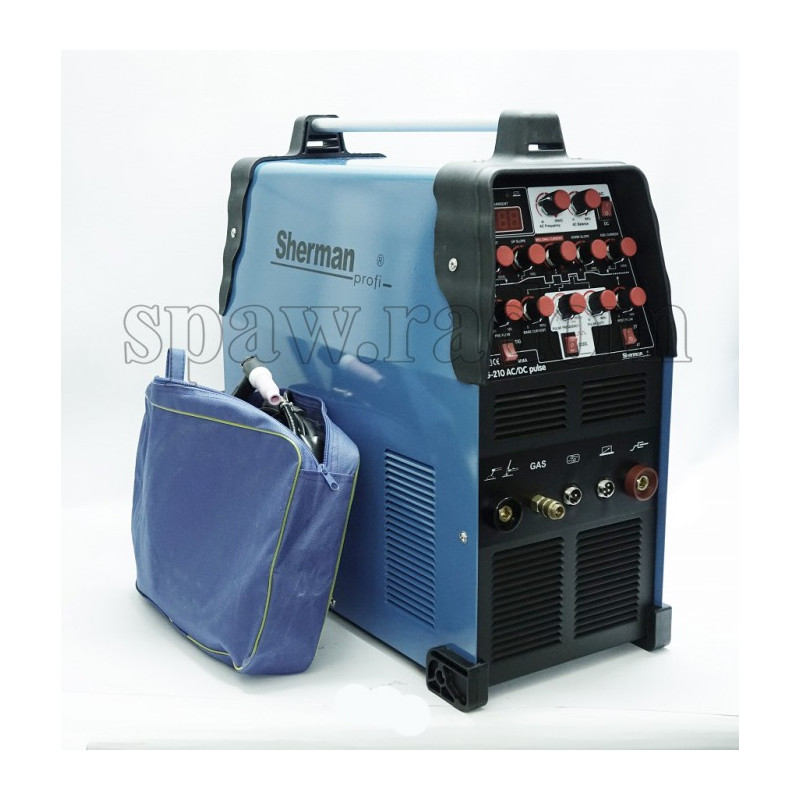 200A TIG 210AC/DC PULSE SHERMAN (TEC5499) + zestawy