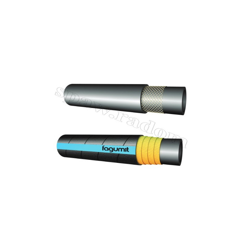 Wąż do wody przemysłowej i sprężonego powietrza (guma czarna) FAGUMIT AQUAR PRO (typ-3 /klasa C)