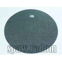 Krążek z papieru ściernego (dwustronny) do cykliniarek fi 406 gr 36 (IM0750)