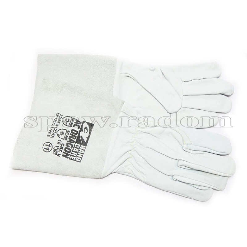 Rękawice spawalnicze TIG skórzane AC DRAGON 11 (IM8461)