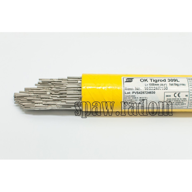 Drut do spawania OK TIGROD 309L fi 1,6/5kg ESAB (ESAB6481) (cena za 1kg)