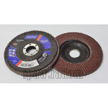 Ściernica lamelkowa 125x22xgr gr 40 korund NORTON VULCAN (N0122)