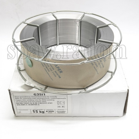 Drut do spawania SG2 1,2/15kg HOT WELD blank (niemiedziowany) METALURGIA (M0099)