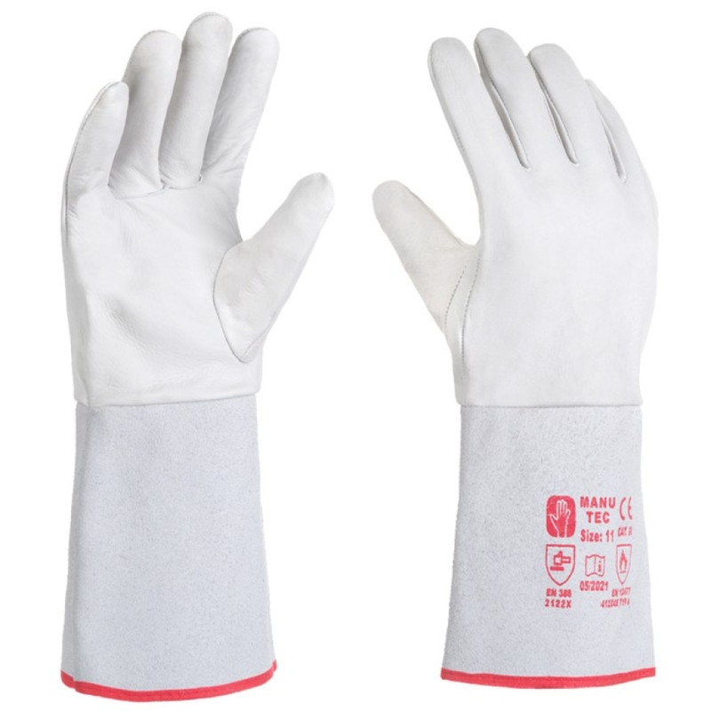 Rękawice ochronne spawalnicze MANU TEC nr 10 (IM6603)