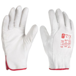 Rękawice robocze ze skóry DRIVER TEC nr 10 (IM6601)