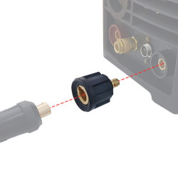 Adaptor redukcyjny gniazdo żeńskie 35/50 - wtyk męski 10/25 (TEC8589)