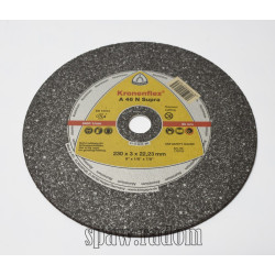 Tarcza do cięcia aluminium A46N Supra 230x3,0x22 KLINGSPOR (K0003)