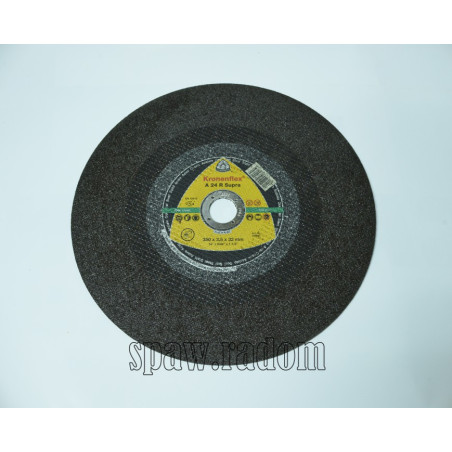 Tarcze do cięcia stali A24R Supra 350x3,5x32 KLINGSPOR (K0015)