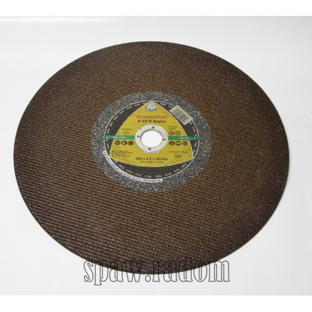 Tarcze do cięcia stali A24R Supra 400x4,5x32 KLINGSPOR (K0016)