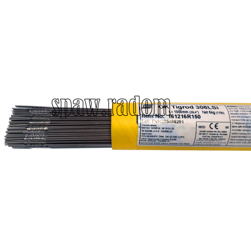 Drut do spawania OK TIGROD 308LSi fi 2,4/5kg ESAB (ESAB2272) (cena za 1kg)