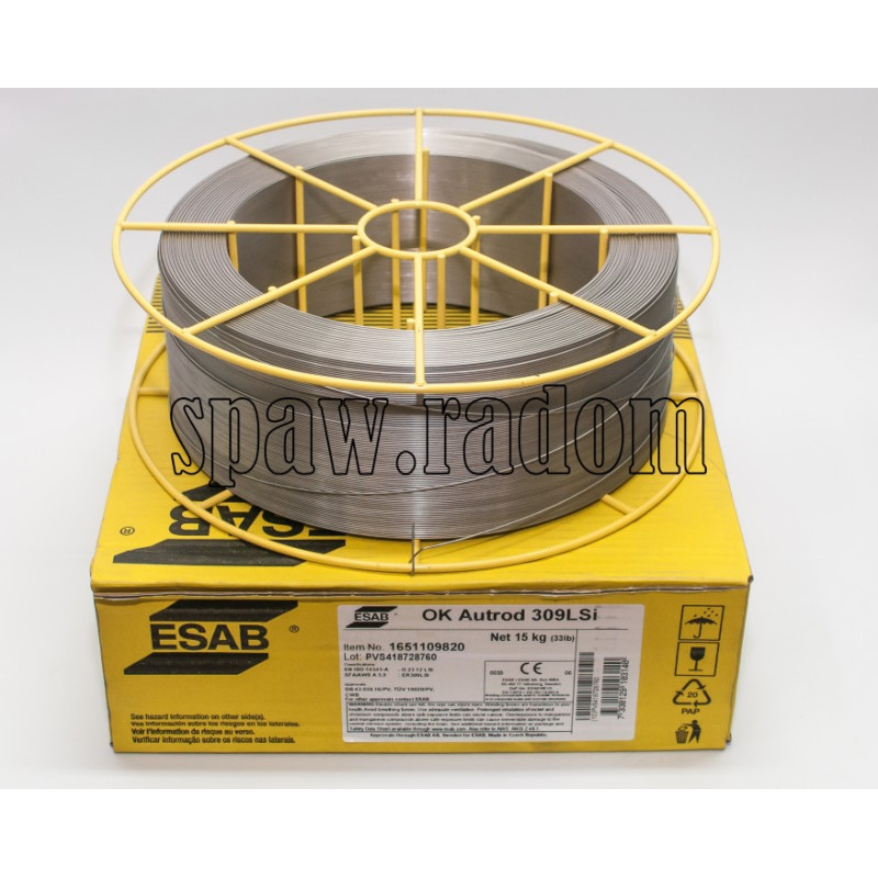 Drut do spawania OK AUTROD 309LSi fi 1,0/15kg ESAB (ESAB2266)