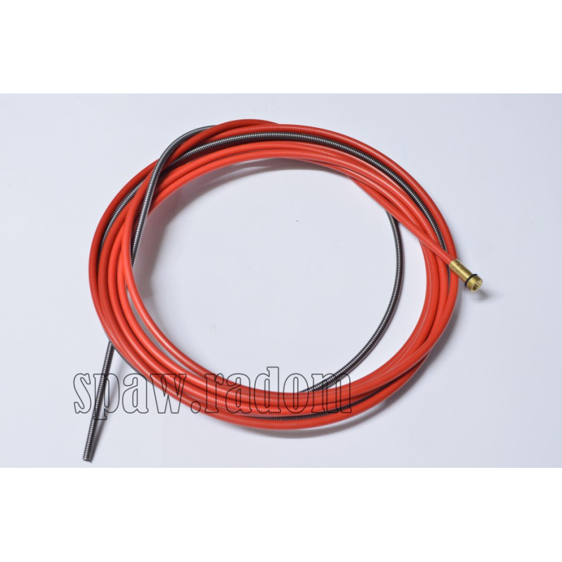 Wkład stalowy powlekany czerwony (do drutu 1,0-1,2) dł. 4m (IM0246)