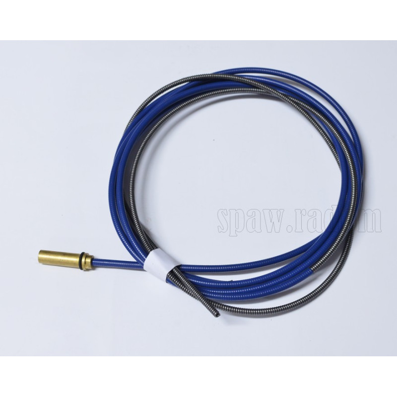 Prowadnik stalowy powlekany 3m niebieski (0,6-0,8) pasujący do KEMPPI (NV0510)