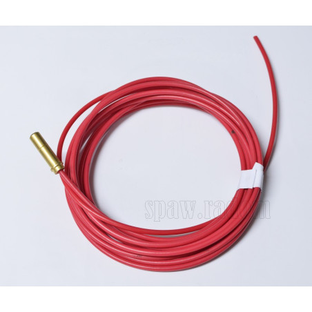 Prowadnik teflonowy 4,5m czerwony (1,0-1,2) pasujący do KEMPPI (NV0520)