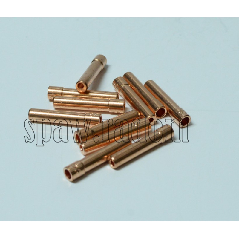 Tulejka zaciskowa TIG 17/18/26 do soczewki - wersja krótka