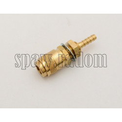 Gniazdo szybkozłącza TYP21 do przegrody na wąż 6mm kolor neutralny (NV9853)