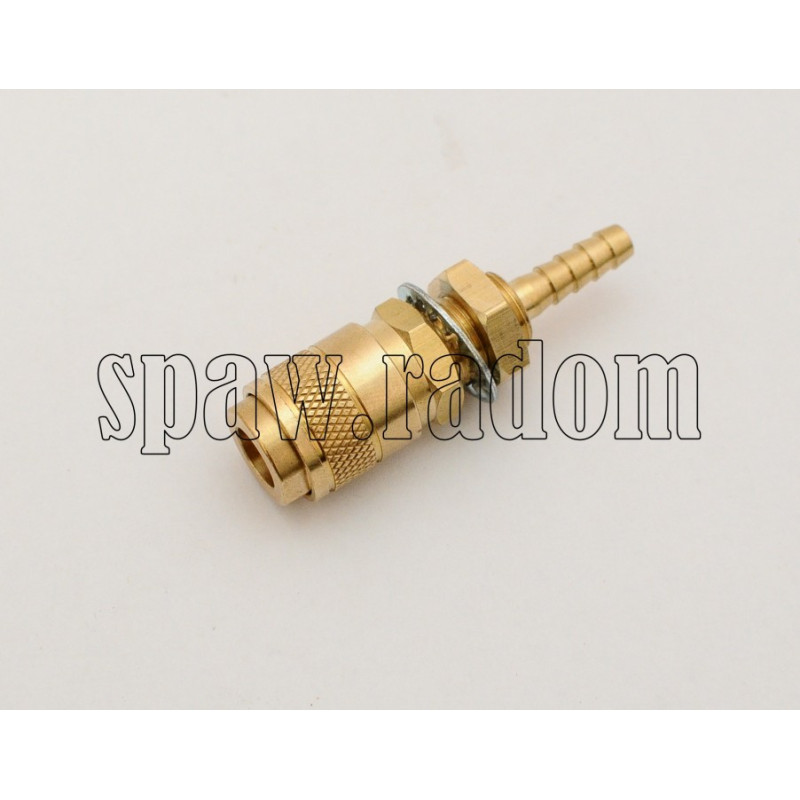 Gniazdo szybkozłącza TYP21 do przegrody na wąż 6mm kolor neutralny (NV9853)