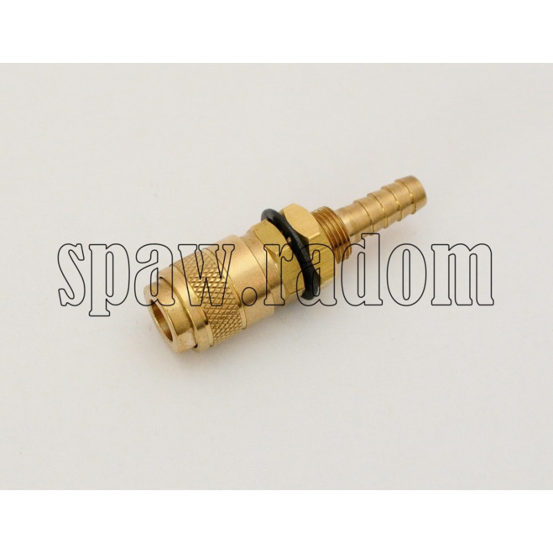 Gniazdo szybkozłącza TYP21 do przegrody na wąż 10mm kolor neutralny (NV9858)