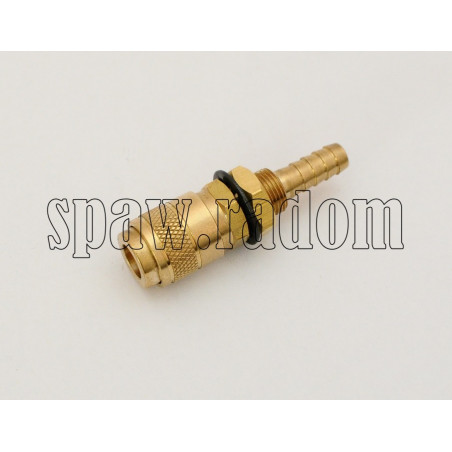 Gniazdo szybkozłącza TYP21 do przegrody na wąż 10mm kolor neutralny (NV9858)