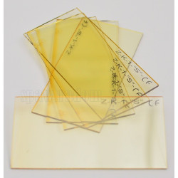 Szkło ochronne 50 x 100 powlekane żółte (IM6321)