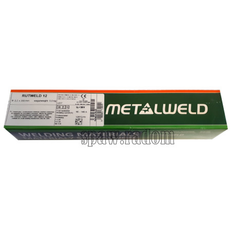 Elektroda RUTWELD 12 fi 3,2x350/5kg METALWELD (R0004)