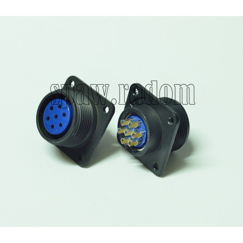 Gniazdo sterowania (żeńskie na urządzenie) 7pol Amphenol (NV4796)