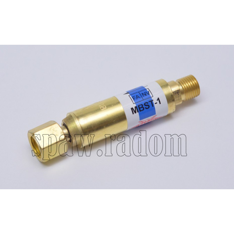 Bezpiecznik przypalnikowy tlenowy MBST-1 G1/4 PERUN (PER1367)