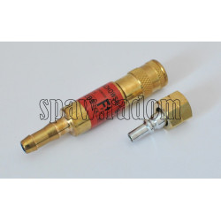 Bezpiecznik przypalnikowy z szybkozłączką do acetylenu/gazu ziemnego/propanu EBSp-F (IM0689)