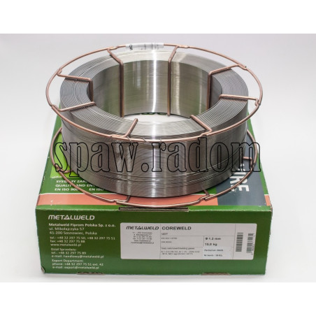 Drut proszkowy do napawania Coreweld fi 1,2/15kg METALWELD (M6238) zamiennik drutu Fluxofil M58