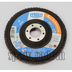 Ściernica lamelkowa fi 125x22 gr 120 metal/inox Basic TYROLIT (T0012)