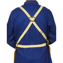 Skórzany fartuch spawalniczy z dwoiny bydlęcej 60cm x 107cm Golden Brown (W0094)