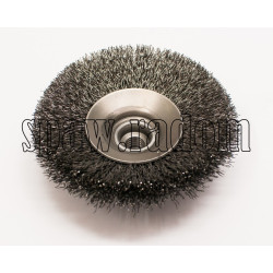 Szczotka tarczowo - kątowa fi 120 na gwint M14 (S0021)