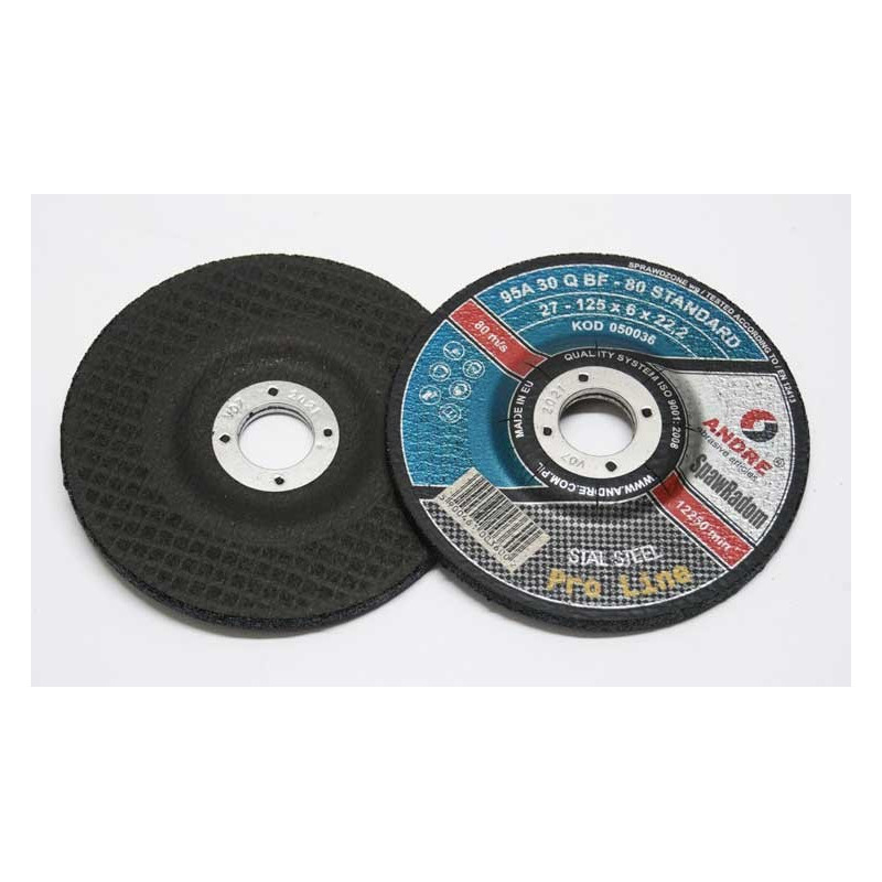 Tarcza do szlifowania metalu 125x6,0x22,2 ANDRE (A0032)