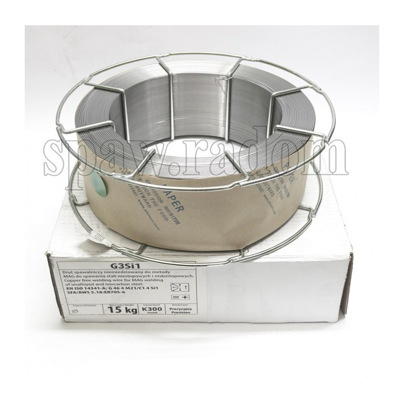 Drut do spawania SG2 1,0/15kg HOT WELD blank (niemiedziowany) METALURGIA (M0095)