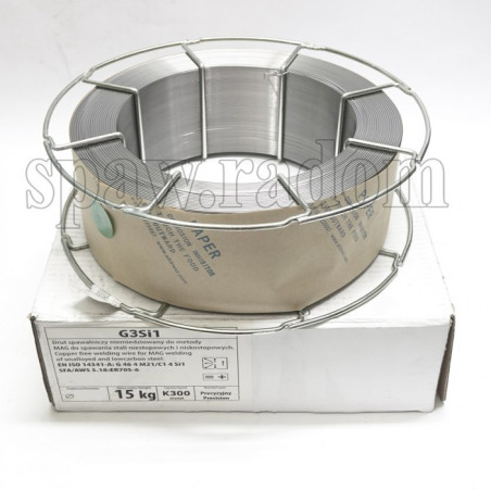 Drut do spawania SG2 1,0/15kg HOT WELD blank (niemiedziowany) METALURGIA (M0095)