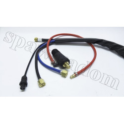 Uchwyt spawalniczy TIG 18/4m z wtykiem DINSE (320A) chłodzenie cieczą (T0300)