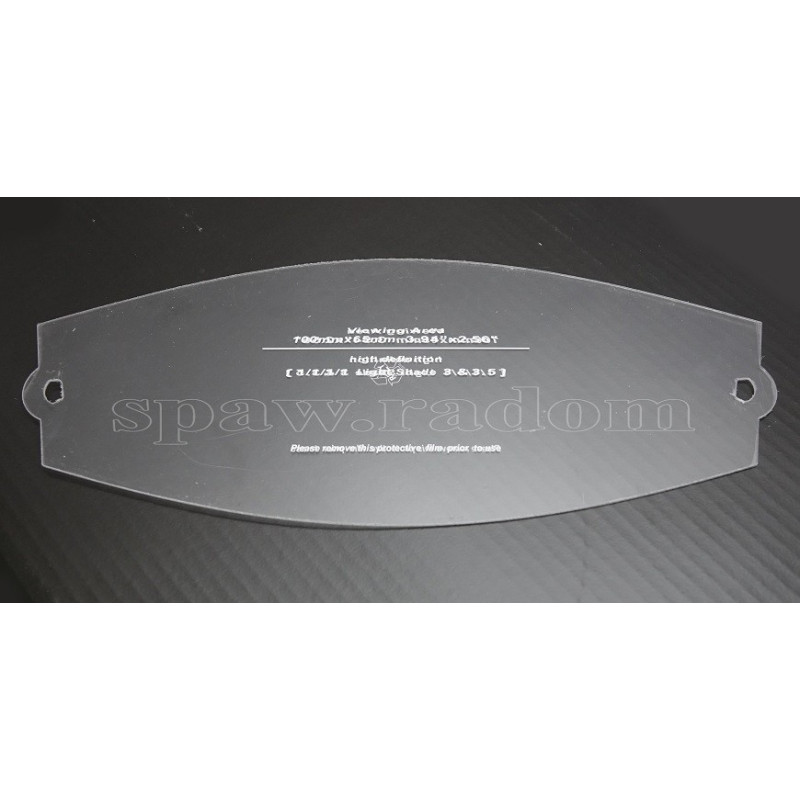 Zewnętrzna szybka ochronna SHERMAN V5 / SPARTUS 901X przezroczysta (TEC5411)