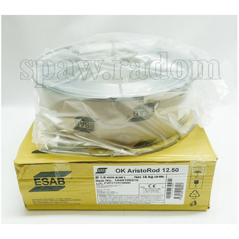 Drut do spawania SG2 OK AristoRod 12.50 1,0/18kg (niemiedziowany) ESAB (ESAB6547)