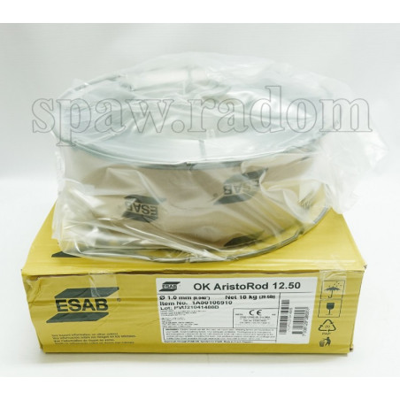 Drut do spawania SG2 OK AristoRod 12.50 1,0/18kg (niemiedziowany) ESAB (ESAB6547)