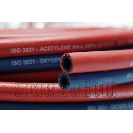 Wąż tlen fi 6,3/2MPa+ acetylen fi 8/2MPa DUET GCE (G6977)