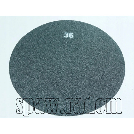 Krążek z papieru ściernego (dwustronny) do cykliniarek fi 406 gr 36 (IM0750)