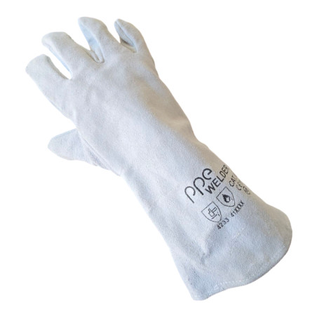 Rękawice spawalnicze skórzane PPE WELDER (IM8463)